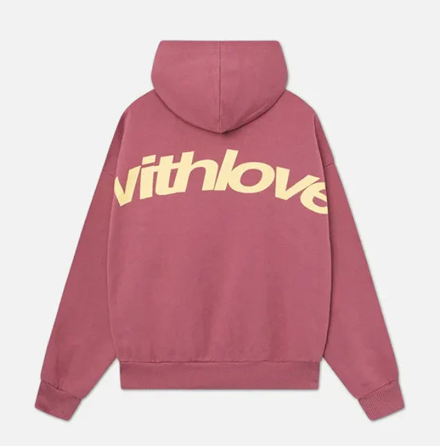 Simple and versatile men's and women's hoodies, retro loose trendy brand letter multi-color hoodie jacket