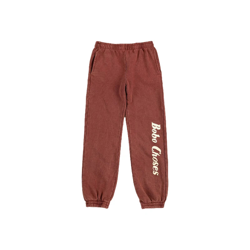Spring Summer 2026 New Children Leisure Suit Korean Boy Girl Cartoon Printed Hoodie Letter Embroidered Denim Pants Kids Clothes