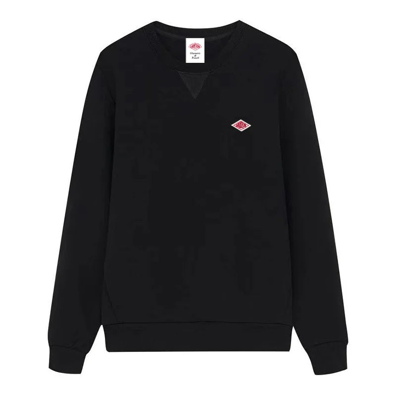 Autumn Winter Japanese Korea Style Hoodie Men Women Letter Embroidery Unisex Sweatshirt Quality Cotton Pullover Casual Cozy Tops