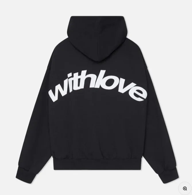 Simple and versatile men's and women's hoodies, retro loose trendy brand letter multi-color hoodie jacket