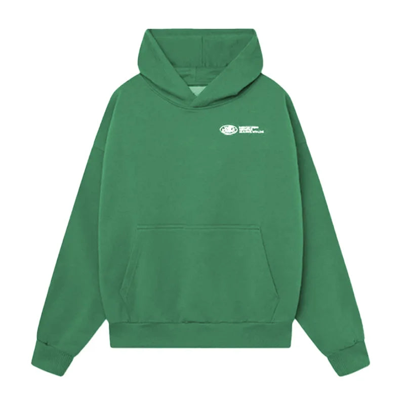 Simple and versatile men's and women's hoodies, retro loose trendy brand letter multi-color hoodie jacket