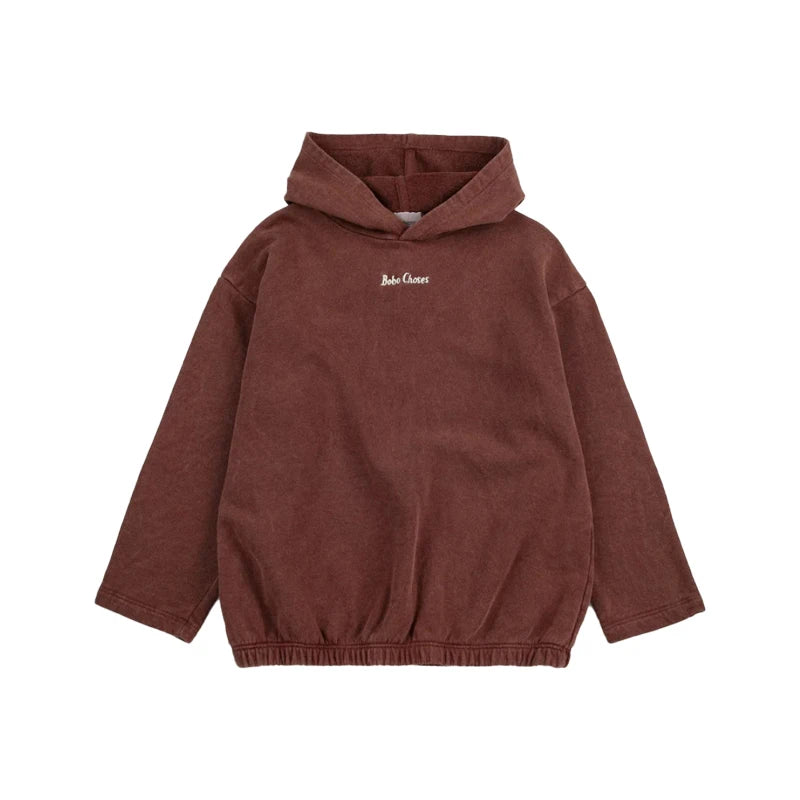 Spring Summer 2026 New Children Leisure Suit Korean Boy Girl Cartoon Printed Hoodie Letter Embroidered Denim Pants Kids Clothes