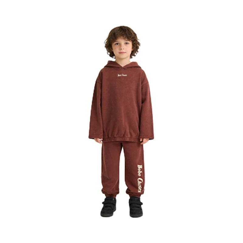 Spring Summer 2026 New Children Leisure Suit Korean Boy Girl Cartoon Printed Hoodie Letter Embroidered Denim Pants Kids Clothes